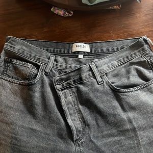 AGOLDE Criss Cross Straight Jean Synchronize